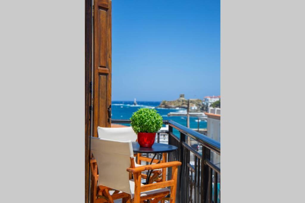 Apartamento Seaview Stylish Flat In Andros - Walk To Beach Exterior foto